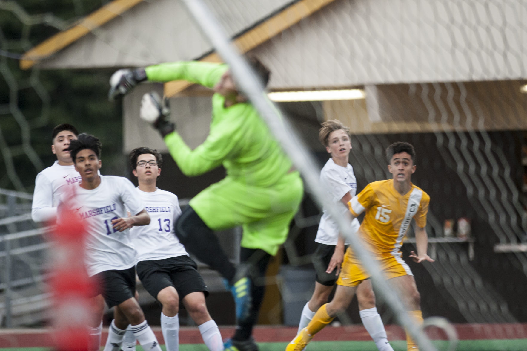 North Bend Boys Soccer Vs. Marshfield